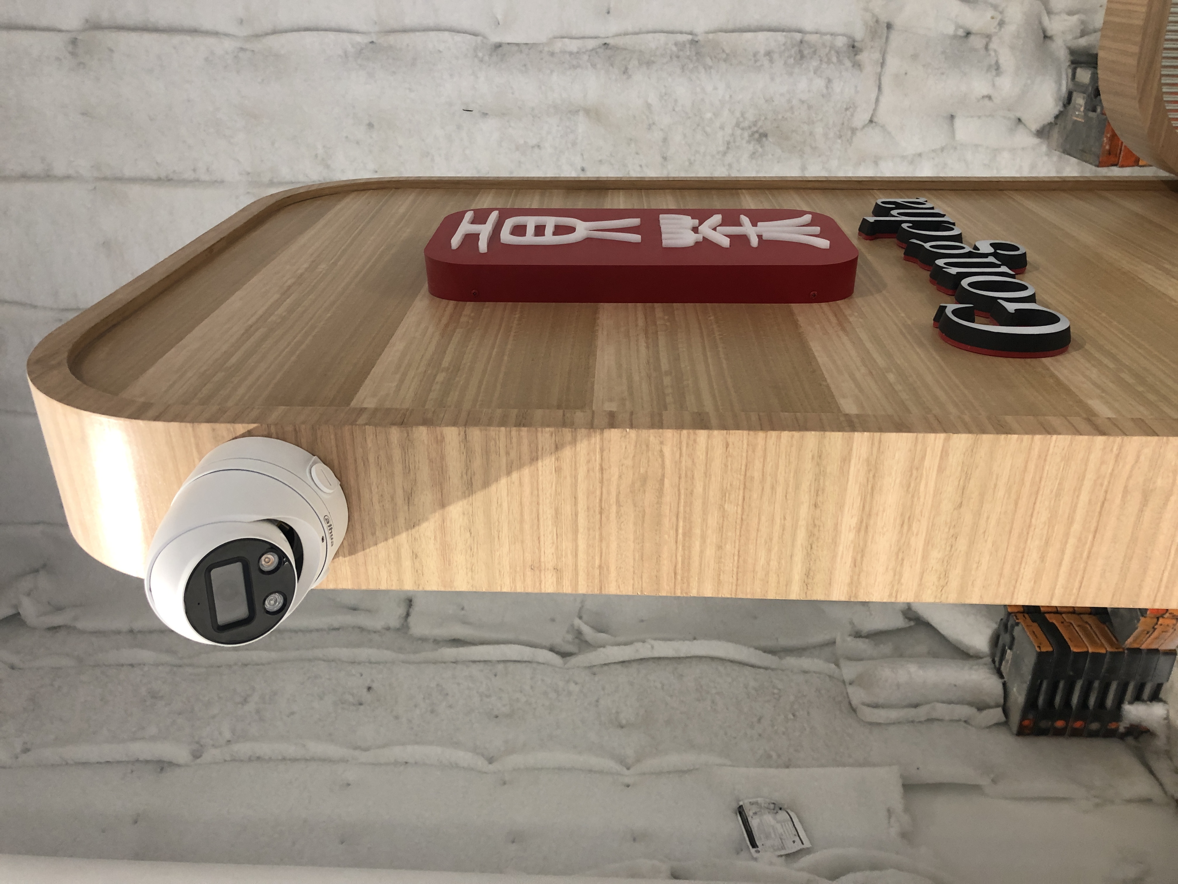 PixelTouch eyeball turret mounted under eave