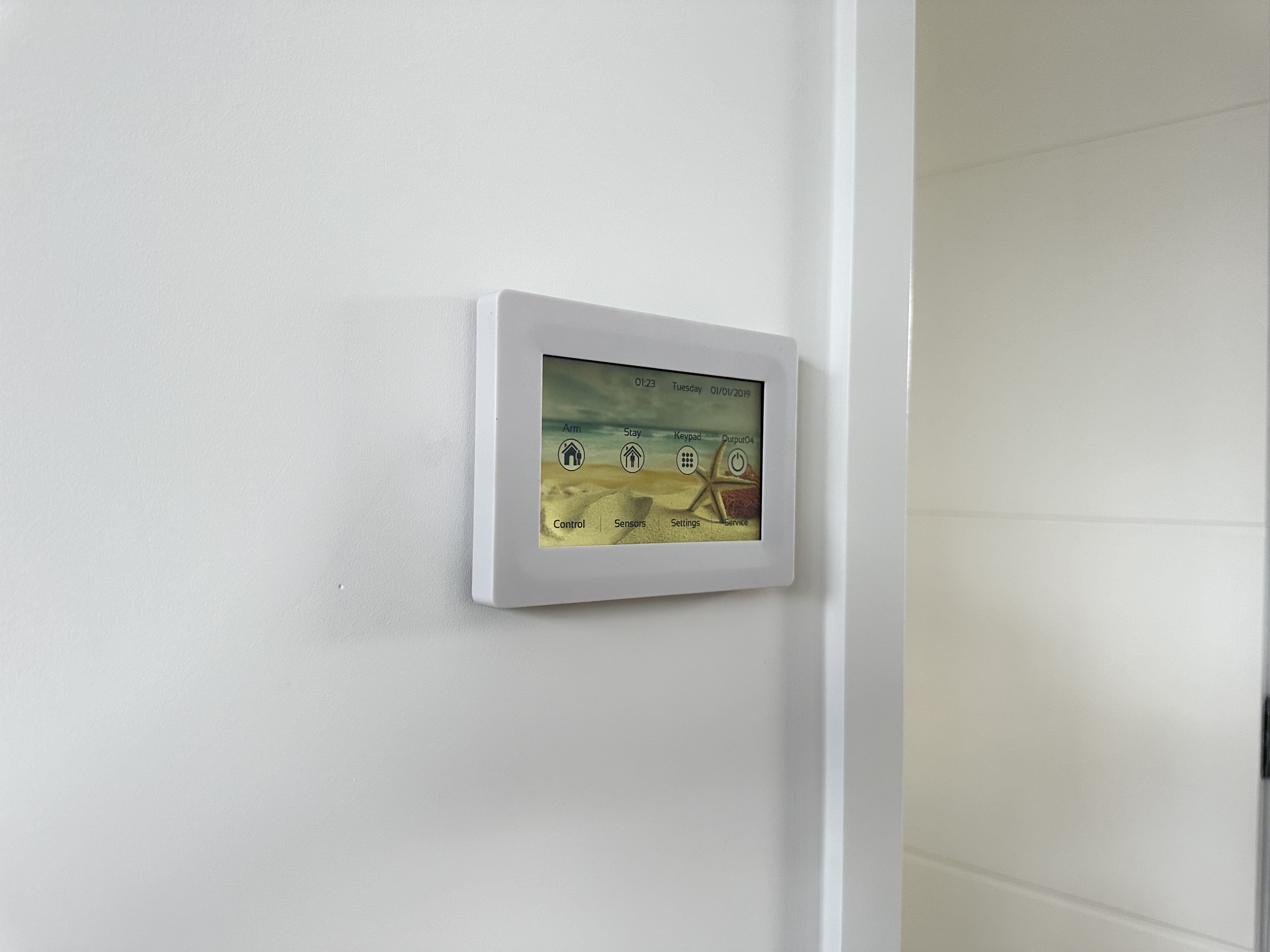 Touchscreen Alarm Keypad